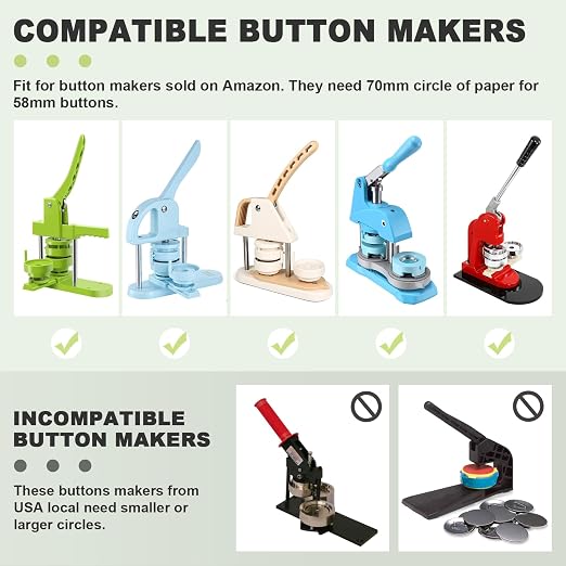2.28" Button Paper Cutter Graphic Punch Cutter - Image 4
