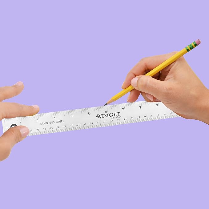 Westcott 10415 Stainless Metal Ruler - Image 6