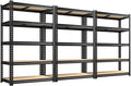 REIBII 2400LBS Storage Shelves 5 Tier Garage Shelving Heavy Duty Adjustable by REIBII