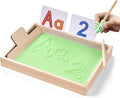 Montessori Sand Tray for Kids, Writing Play Sand Tray by MORITECK