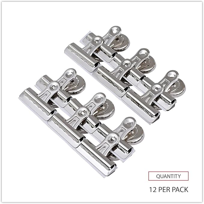 Universal 31261 Bulldog Magnetic Clips, 1/2-Inch Capacity, 2 1/4-Inch Wide - Image 5