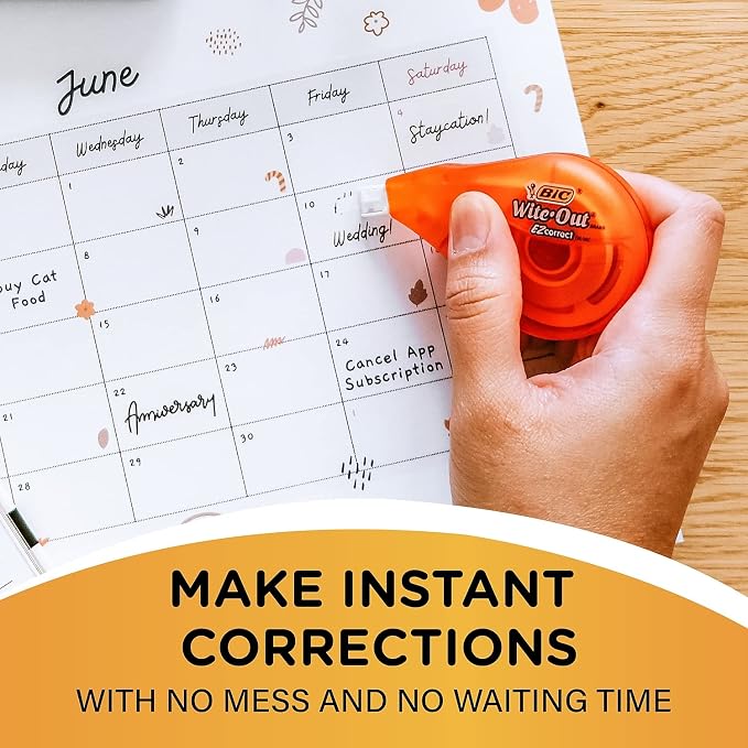BICWOTAPP418 - BIC Correction Tape - Image 4