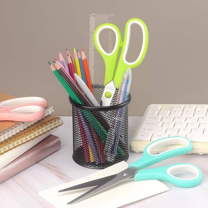 Scissors All Purpose Scissors for Office Home School, Soft Comfort-Grip - Image 7