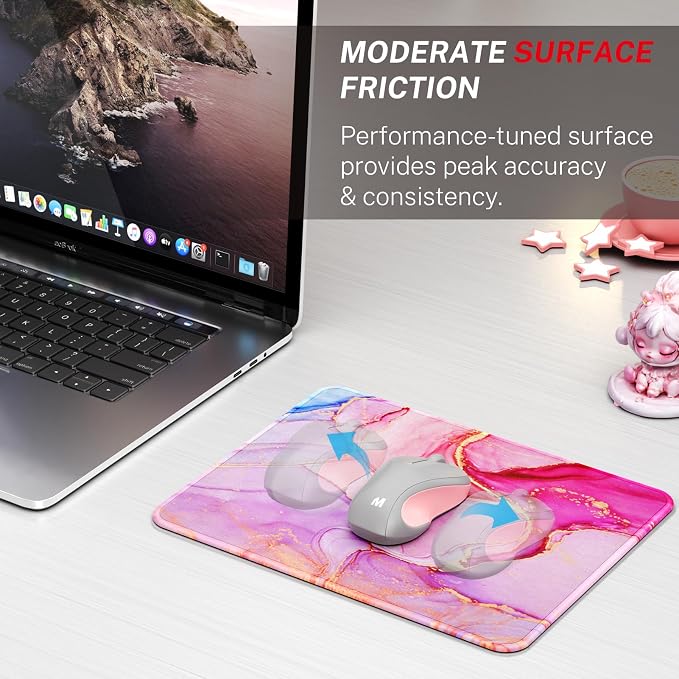 MROCO Essential Office & Gaming Mouse Pad, 8.5 x 11 Inch, Functional Pattern - Image 2