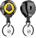 MNGARISTA Heavy Duty Retractable Badge Reel, 10 oz 31.5'' Keychain, 2 Pack | by MNGARISTA
