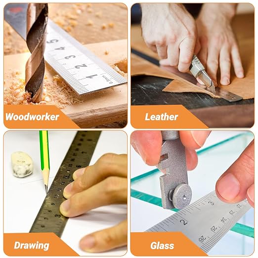 Stainless Steel Metal Ruler - Image 7