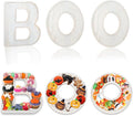 3pcs The Letters BOO Wooden Charcuterie Board, 12 Inch Larger Halloween Food by Aksipo