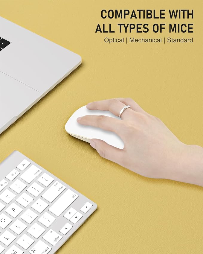 Desk Pad, 23.6" x 13.8" PU Leather Non-Slip Desk Mat Large Mouse Pad - Image 4