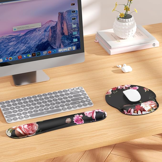 KTRIO Keyboard Wrist Rest & Mouse Pad - Image 6