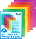 Dunwell Clear Plastic Folders for Documents by Dunwell