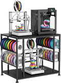 Large 3D Printer Stand with Filament Storage Heavy Duty Metal 3D Printer Table by FitPoint