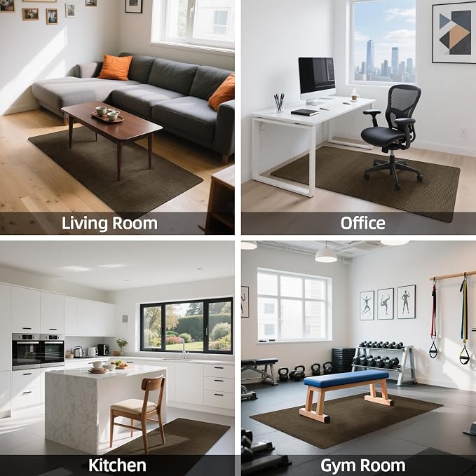 Office Chair Mat for Hardwood and Tile Floor, Anti-Slip Mat for Rolling Chair - Image 4