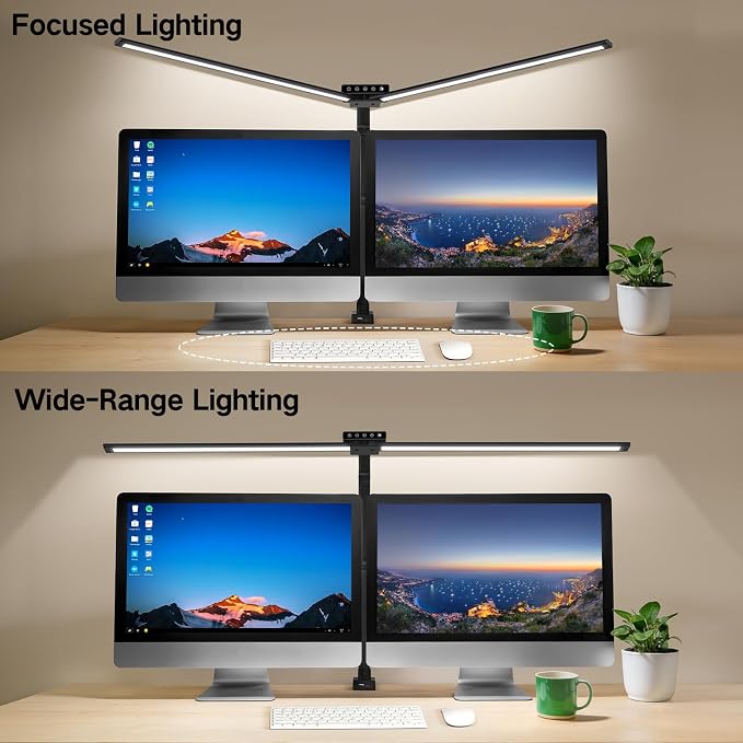 OUTON 29.5" LED Desk Lamp with Clamp - Image 3