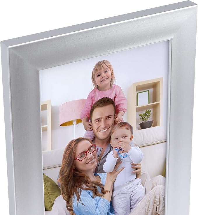 Giftgarden 5x7 Picture Frame Silver Set of 12 - Image 2