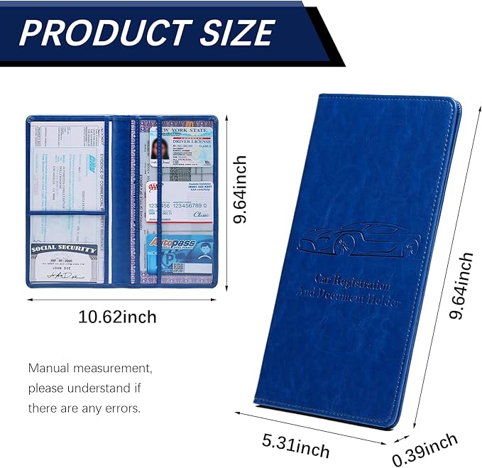 Car Registration and Insurance Card Holder - Image 7