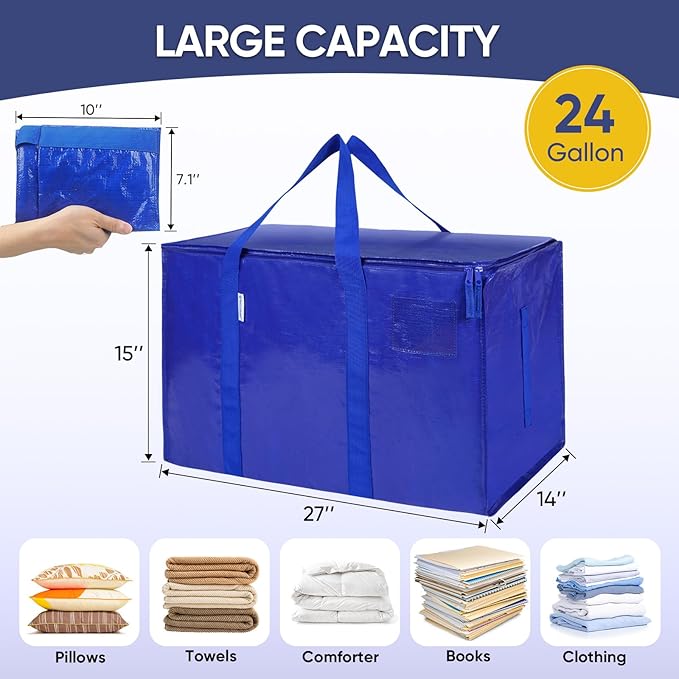 TICONN 16 Pack Extra Large Moving Bags Heavy Duty - Image 4