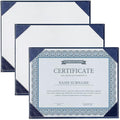 Navy Faux Leather Certificate Holders by Fine+Stationery