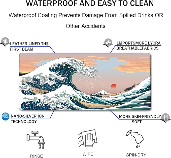 Japanese Large Gaming Mouse Pad - Image 4