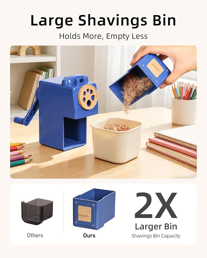 ZMOL Manual Hand Crank Pencil Sharpener - Image 5