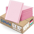 GSSUSA Light Pink Bubble Mailers 6x10 Small Padded Envelopes 1000 Pack by GSSUSA