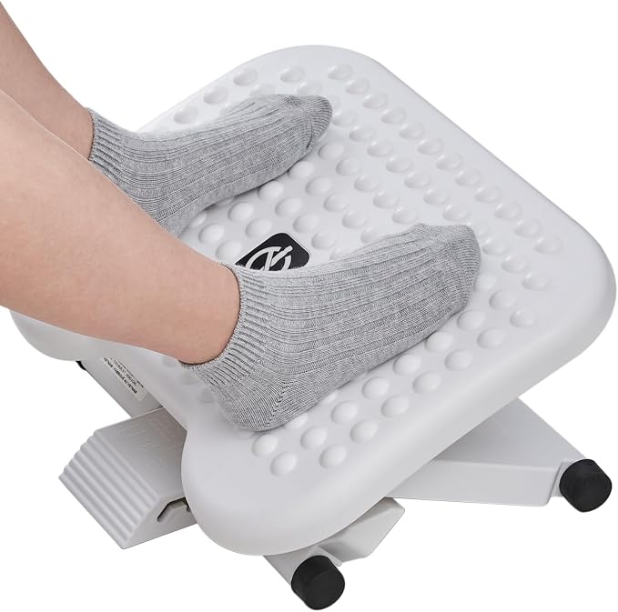 HUANUO Adjustable Desk Footrest, Foot Rest by HUANUO