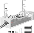 Under Desk Cable Management Tray White, Litwaro Cable Management Under Desk No by Litwaro