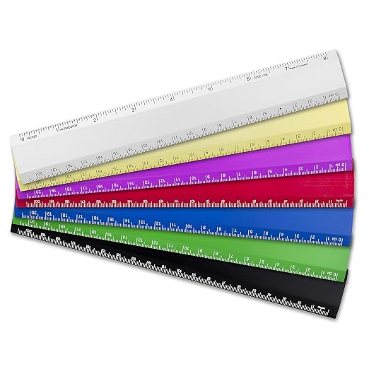 Alumicolor Aluminum Desk Ruler - Image 4