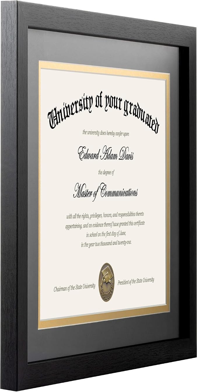 upsimples 11x14 Diploma Frame Certificate Degree Document Frame - Image 7