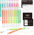 Shuttle Art Colored Pens, 22 Highlight Tone Colors Cute Journal Pens 0.6mm Fine by ShuttleArt