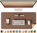 YSAGi Double-Sided Desk Pad, Leather Desk Mat, Eco Cork Desk Pad Protector by YSAGi