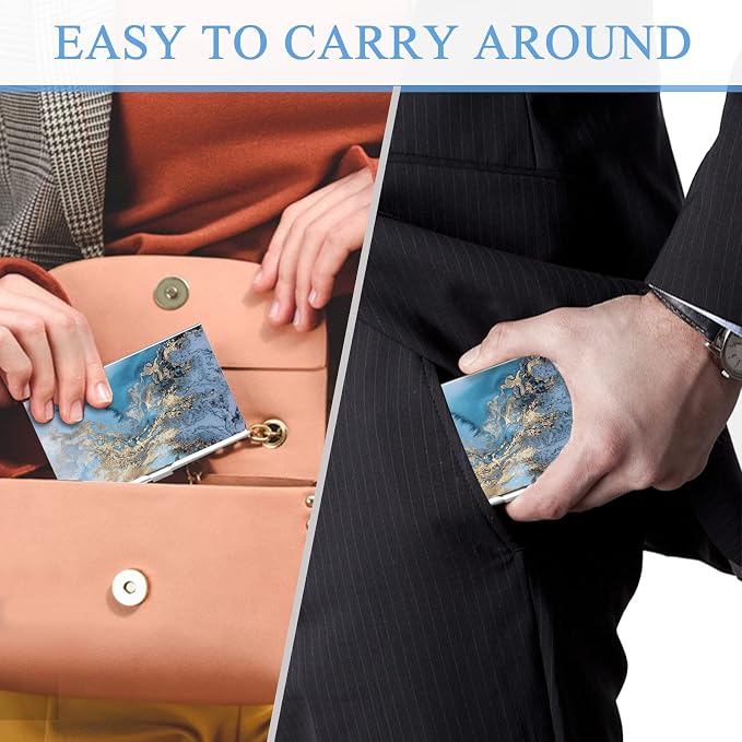 2 Pack Business Card Holder，Color Printing Men's and Women's Business Card - Image 6