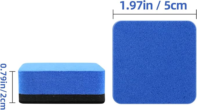 Dry Erase Eraser, 24 Pack Magnetic Whiteboard Erasers, Small Dry Erase Board - Image 4