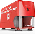 AFMAT Electric Pencil Sharpener, Cordless & Rechargeable, Heavy Duty Classroom by AFMAT