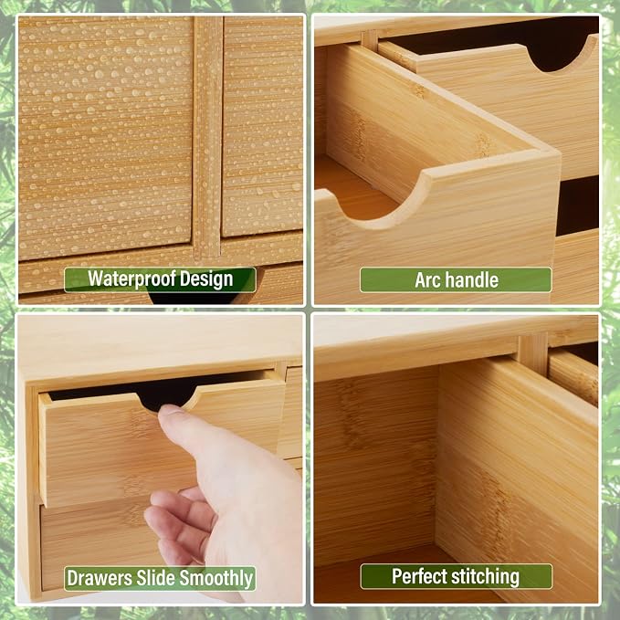 Charmewooden Bamboo Desk Organizer - Image 5
