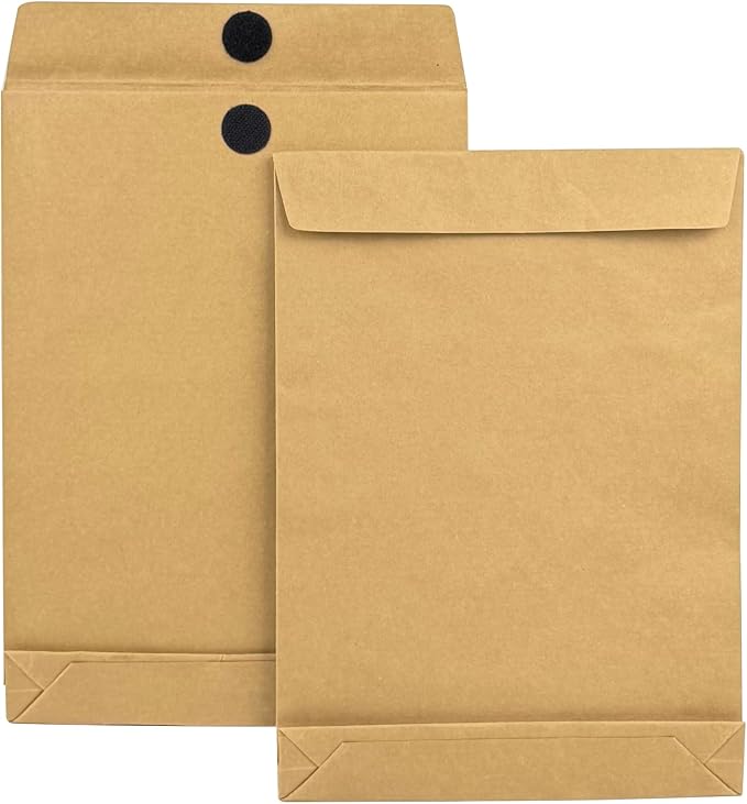 25 Pack Large Expandable Envelopes, 9.3x 13" Big Mailing Envelopes | - Image 8