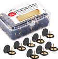 Thumb Tacks 400-count, Colors Plastic Roundness Push Pins Decorative Tacks by Yalis
