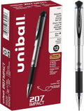 Uniball 207 Impact Gel Pens by uni-ball