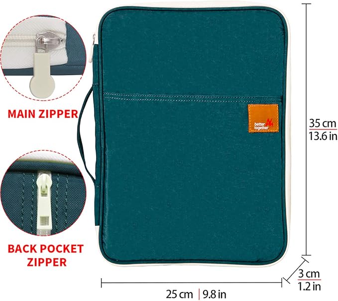 Document A4 Bag Case Waterproof Organizer Portfolio Office Travel Zipper - Image 2