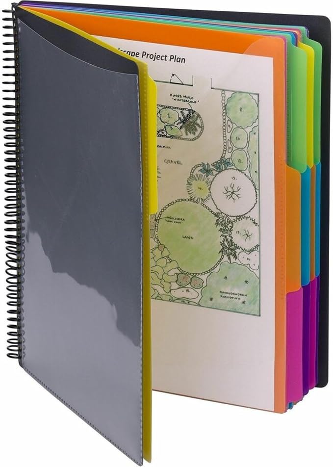 Smead Project Organizer, 24 Pockets, Tear Resistant Poly, 1/3-Cut Tabs - Image 7