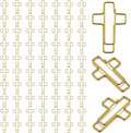 70 Pack Gold Cross Paper Clips, Decorative Paper Clips and Bookmarks by Unknown