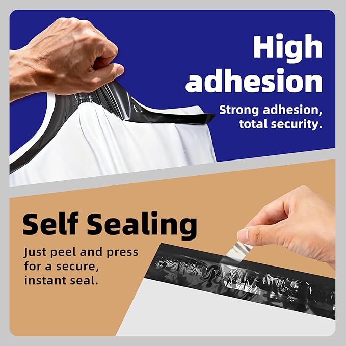500pcs Poly Mailers 14.5x19 For Ecommerce Shipping, Online Retail Packaging - Image 3