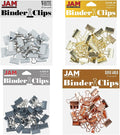 JAM PAPER Colorful Binder Clips Assortment by JAMPaper