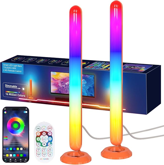 Smart ICRGB LED Lights Bars, Borllyem TV Backlight by Borllyem