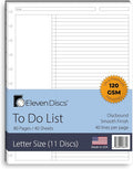 Eleven Discs Discbound Paper, Letter Size To Do List Sheets by ElevenDiscs