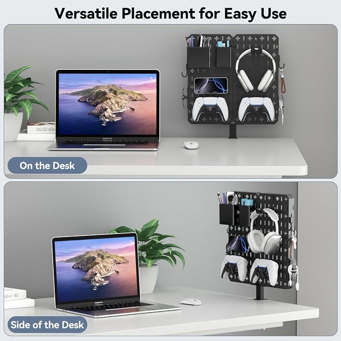 KDD 7 in 1 Clamp-on Desk Pegboard - Image 4