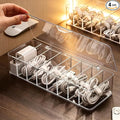 4Pcs cord organizer box with Lid, 10.2 x 3.5 x 2.2in, Desktop Cord Organizer by Moritic