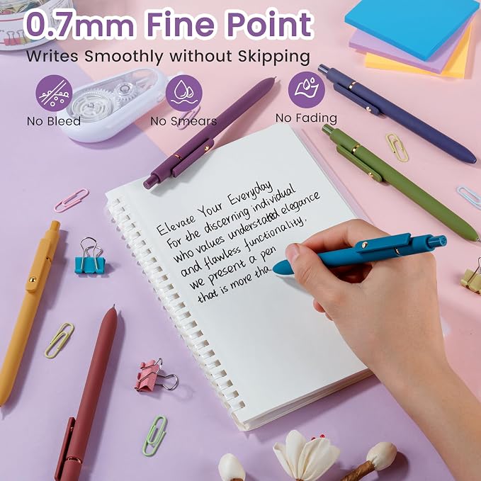 FIOVER Gel Pens, Smooth Writing Pens - Image 2
