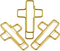 200 Pack Gold Cross Paper Clips, Decorative Paper Clips and Bookmarks by Unknown