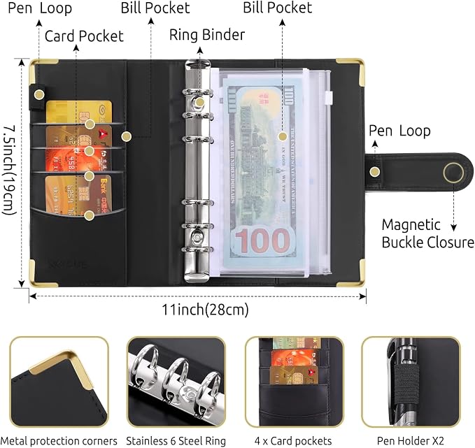 SKYDUE Budget Binder, Money Saving Binder - Image 5
