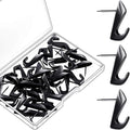 Hotop 30 Pcs Push Pins Picture Hooks 20 Lbs Thumbtacks by HOTOP
